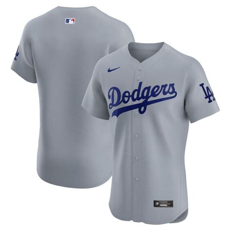 los angeles dodgers nike alternate replica team jersey - gray|Men's Los Angeles Dodgers Nike Gray Alternate Replica Team Jersey.